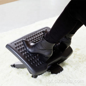 Apoio para os pés ajustável de metal de design ergonômico para escritório